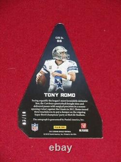 2012 Panini Crown Royale Tony Romo GOLD Choice Award Auto S/N 3/10 #66 VERY RARE