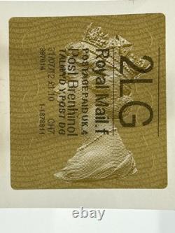 2012 Welsh Royal Mail Gold Postage Label ERROR Printed Sideways Very Rare