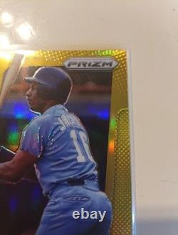 2013 Panini Prizm Gold #198 Bo Jackson Kansas City Royals 1/10 Very Rare