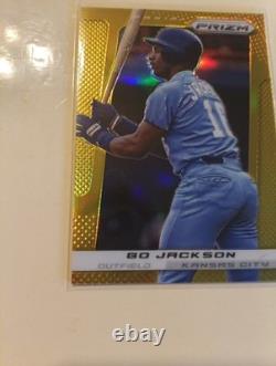 2013 Panini Prizm Gold #198 Bo Jackson Kansas City Royals 1/10 Very Rare