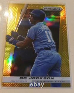 2013 Panini Prizm Gold #198 Bo Jackson Kansas City Royals 1/10 Very Rare