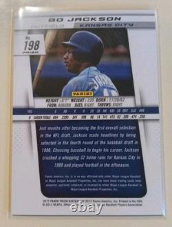 2013 Panini Prizm Gold #198 Bo Jackson Kansas City Royals 1/10 Very Rare