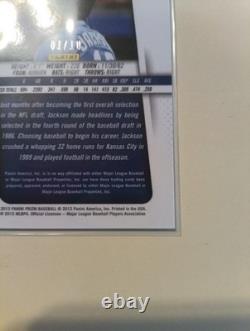 2013 Panini Prizm Gold #198 Bo Jackson Kansas City Royals 1/10 Very Rare