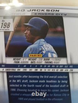 2013 Panini Prizm Gold #198 Bo Jackson Kansas City Royals 1/10 Very Rare