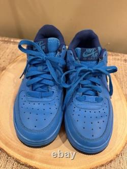 2014 NIKE AIR FORCE 1 LOW GS Photo Blue/royal Blue 596728-421 Sz-6Y Very Rare