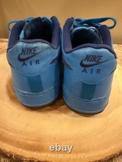 2014 NIKE AIR FORCE 1 LOW GS Photo Blue/royal Blue 596728-421 Sz-6Y Very Rare