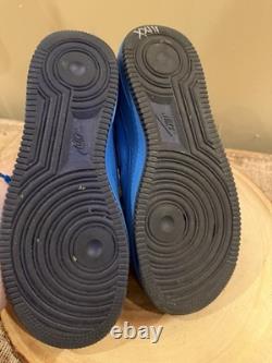 2014 NIKE AIR FORCE 1 LOW GS Photo Blue/royal Blue 596728-421 Sz-6Y Very Rare