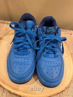2014 NIKE AIR FORCE 1 LOW GS Photo Blue/royal Blue 596728-421 Sz-6Y Very Rare