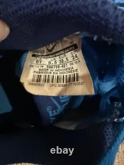 2014 NIKE AIR FORCE 1 LOW GS Photo Blue/royal Blue 596728-421 Sz-6Y Very Rare