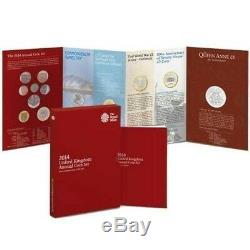 2014 Royal Mint Annual Brilliant Uncirculated 14 Coin Set Mint Sealed Very Rare