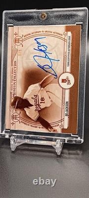 2015 Topps Museum Sepia Bo Jackson On Card Auto Ssp #/5 Very Rare