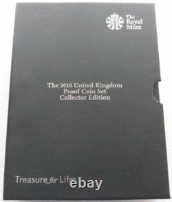 2016 Annual Proof Coin Set Royal Mint Collectors Edition Very Rare 16 coins