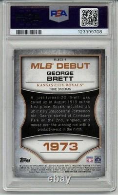 2016 Topps Mlb Debut Series 2 #4 George Brett Royals Psa 10 Low Pop Very Rare