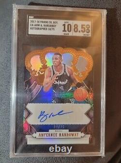 2017-18 Crown Royale Auto Anfernee Hardaway SGC 10 VERY RARE Slabbed 14/75