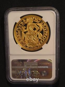 2017 Piefort Lion Dollar 2oz Gold/2oz Silver NGC PF70 Royal Dutch Mint-VERY RARE