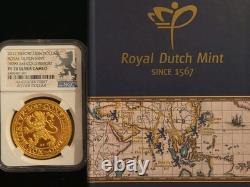 2017 Piefort Lion Dollar 2oz Gold/2oz Silver NGC PF70 Royal Dutch Mint-VERY RARE