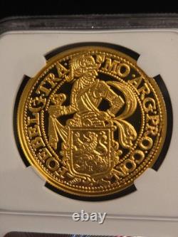 2017 Piefort Lion Dollar 2oz Gold/2oz Silver NGC PF70 Royal Dutch Mint-VERY RARE