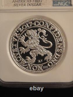 2017 Piefort Lion Dollar 2oz Gold/2oz Silver NGC PF70 Royal Dutch Mint-VERY RARE