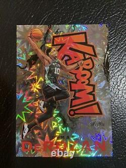 2018-19 Crown Royale DEMAR DEROZAN Case Hit KABOOM! Insert VERY RARE