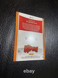 2018-19 Crown Royale DEMAR DEROZAN Case Hit KABOOM! Insert VERY RARE