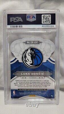 2018-19 Crown Royale Luka Doncic Crown Rookie Rc Auto /25 Very Rare Dallas