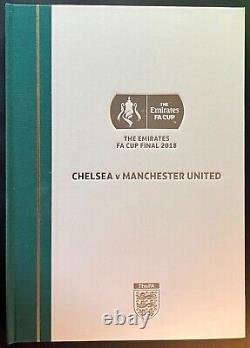2018 FA Cup Final Hardcover Programme Royal Box Limited Edition VERY RARE