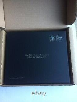 2020 Royal Mint Silver Proof Annual Coin Set Including Team GB 50p Very Rare