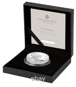 2021 WORLD'S FIRST 2oz Britannia Silver 5£ Proof Coin Very Rare Royal Mint. 999