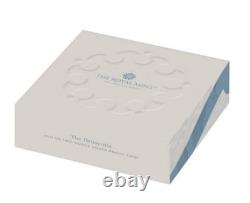 2021 WORLD'S FIRST 2oz Britannia Silver 5£ Proof Coin Very Rare Royal Mint. 999