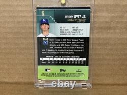 2022 Stadium Club Photographer's Proof #2 Bobby Witt Jr. Rc Very Rare SSP