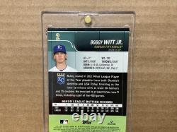2022 Stadium Club Photographer's Proof #2 Bobby Witt Jr. Rc Very Rare SSP