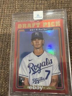 2022 Topps Archives Bobby Witt Jr. Red Foil /22/25 Very Rare Parallel