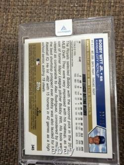 2022 Topps Archives Bobby Witt Jr. Red Foil /22/25 Very Rare Parallel