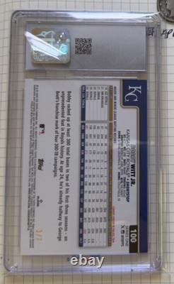2025 Topps #100 Bobby Witt Jr. PLAYER NUMBER VARIATION #3of /7 CGC 9.5 VERY RARE