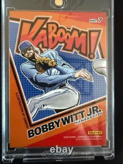 2026 Panini Donruss Elite Bobby Witt Jr. Horizontal Kaboom! #7 Royals Ultra RARE