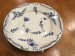 3 VERY RARE 19th C. Royal Copenhagen 32/7019 Blue /White 6-1/4 Baltic Pattern