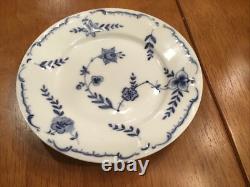 3 VERY RARE 19th C. Royal Copenhagen 32/7019 Blue /White 6-1/4 Baltic Pattern