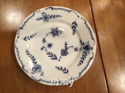 3 VERY RARE 19th C. Royal Copenhagen 32/7019 Blue /White 6-1/4 Baltic Pattern