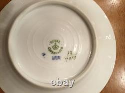3 VERY RARE 19th C. Royal Copenhagen 32/7019 Blue /White 6-1/4 Baltic Pattern