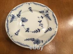 3 VERY RARE 19th C. Royal Copenhagen 32/7019 Blue /White 6-1/4 Baltic Pattern