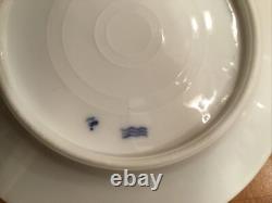 3 VERY RARE 19th C. Royal Copenhagen 32/7019 Blue /White 6-1/4 Baltic Pattern