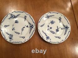 3 VERY RARE 19th C. Royal Copenhagen 32/7019 Blue /White 6-1/4 Plates unknown