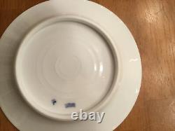 3 VERY RARE 19th C. Royal Copenhagen 32/7019 Blue /White 6-1/4 Plates unknown