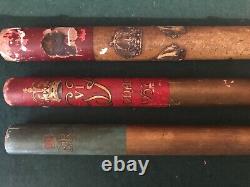 3 x very rare Royal Coronation Batons Geo VI QEII and unknown