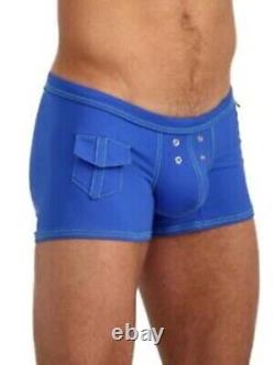 3g Actualwear (gregg Homme) Rookie Pouch Swim Trunk. Royal. Nwt. Very Rare? Gay