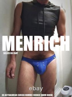 3g Actualwear (gregg Homme) Rookie Swim Bikini. Royal. Nwt. Very Rare? Gay N2n