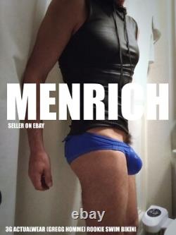 3g Actualwear (gregg Homme) Rookie Swim Bikini. Royal. Nwt. Very Rare? Gay N2n