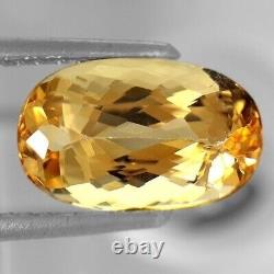 4.63 Cts GIA Certified Very Rare Natural Yellow Imperial Topaz FreeShipping
