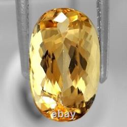 4.63 Cts GIA Certified Very Rare Natural Yellow Imperial Topaz FreeShipping