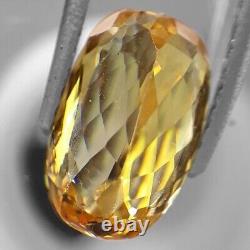 4.63 Cts GIA Certified Very Rare Natural Yellow Imperial Topaz FreeShipping